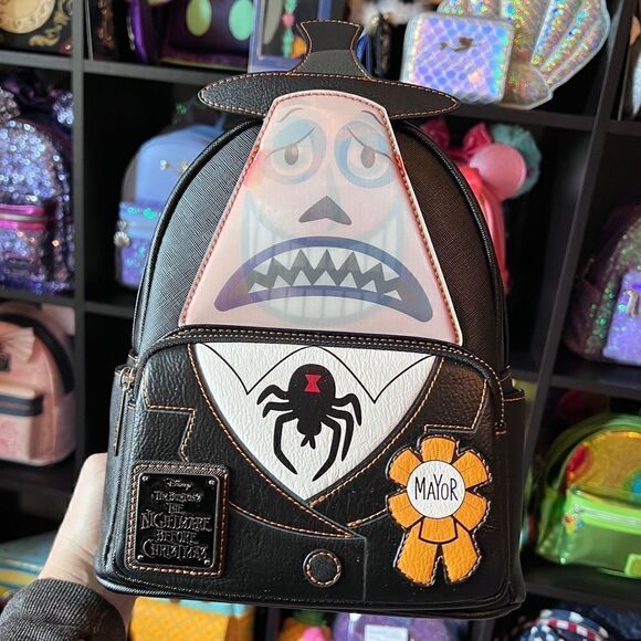 NBC Mayor Cosplay Loungefly x Disney Backpack NWT Nightmare Before Christmas - Picture 1 of 8